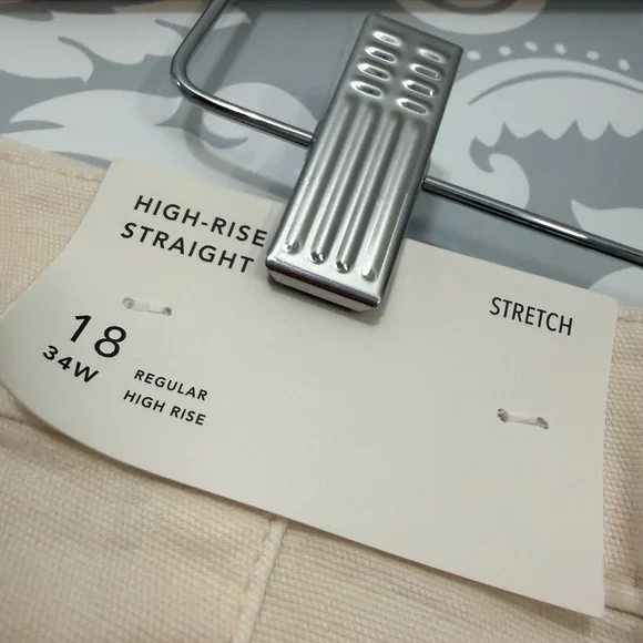 AE Stretch High-Waisted Straight Leg Carpenter Cargo Pant - Picture 6 of 6